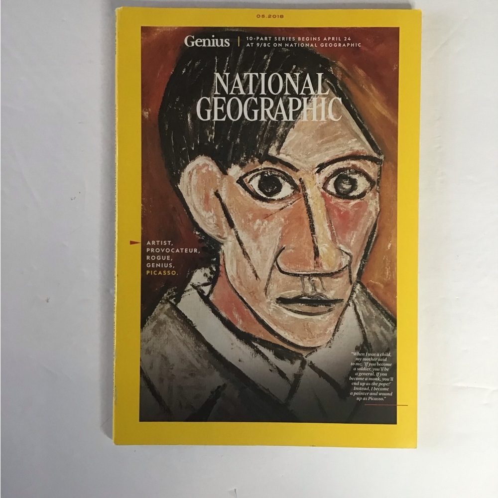 2018 May National Geographic Magazine with Picasso Cover